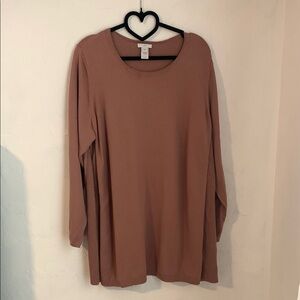 J Jill Elise Tunic in Rosewood